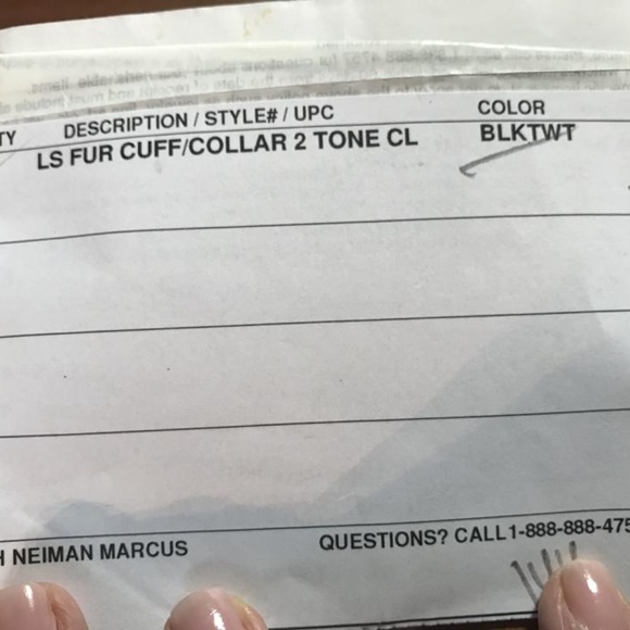 Belle Fare Black/Grey Cashmere With Fox Trim Coat - Picture 11 of 15